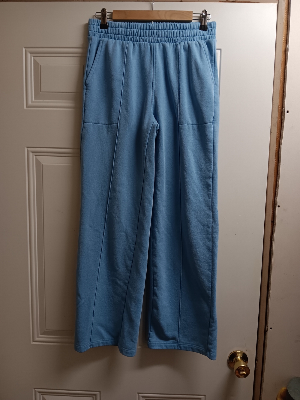 Light Blue Women’s Wide-Leg Pants